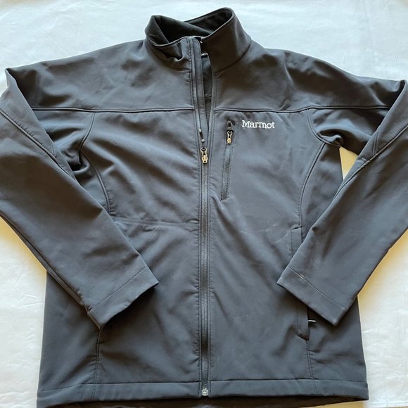 Men’s Marmot Black Jacket Medium - Picture 2 of 7